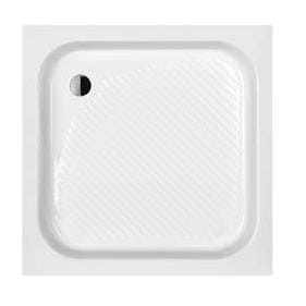 Brodzik kwadratowy SANPLAST CLASSIC 75x75x15cm, akrylowy, biały 615010002001000