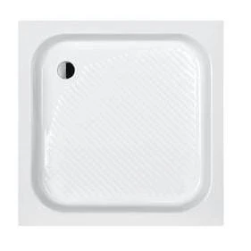 Brodzik kwadratowy SANPLAST CLASSIC 75x75x15cm, akrylowy, biały 615010002001000