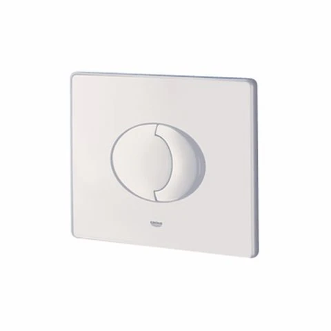 Przycisk-spłukujący-GROHE-SKATE-AIR-3-6-L-z-stop-(SL)-biała-pozioma-38506SH0
