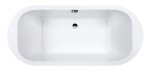 Wanna owalna SANPLAST FREE LINE 180x80cm, biała 610040108001000