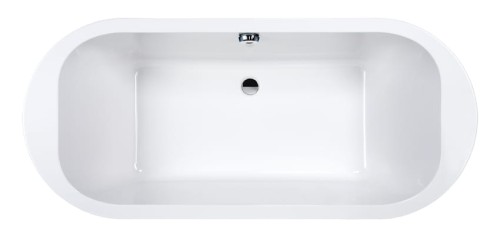 Wanna owalna SANPLAST FREE LINE 180x80cm, biała 610040108001000