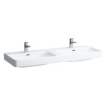 Umywalka LAUFEN PRO S 130x46cm, podwójna, biała H8149680001041