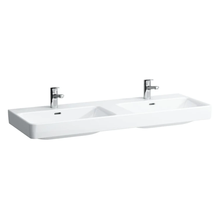 Umywalka LAUFEN PRO S 130x46cm, podwójna, biała H8149680001041