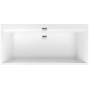 Wanna prostokątna VILLEROY&BOCH SQUARO EDGE 12 170x75cm, quaryl, biała UBQ170SQE2DV-01