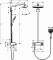 Komplet prysznicowy Raindance Select E 300 chrom/biały 27126400