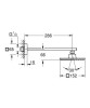 Deszczownica GROHE EUPHORIA CUBE 150 Chrom 26073000