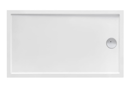 Brodzik prostokątny ROCA GRANADA COMPACT 120x80x13cm, z syfonem i nogami, biały A276265000