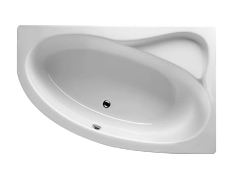 Wanna asymetryczna RIHO LYRA 140x90cm, lewa, biała BA66