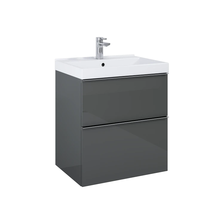 Szafka podumywalkowa ELITA LOOK 60x45cm, wisząca 2S, anthracite 167078