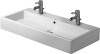 Umywalka DURAVIT VERO 100x47cm dwuotworowa, biała 0454100024