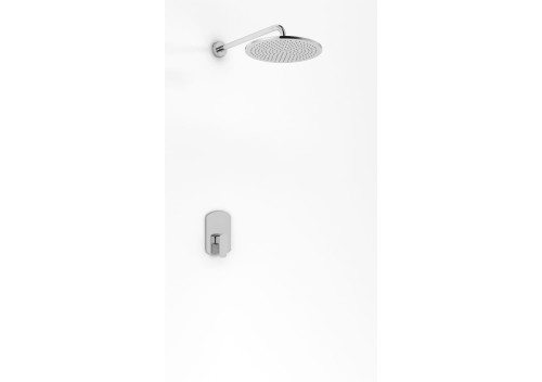 Zestaw podtynkowy KOHLMAN FOXAL z deszczownicą R25 chrom QW220FR25
