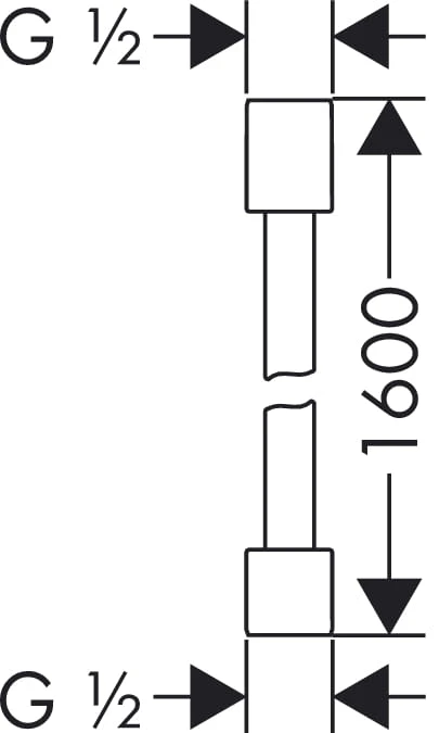 Wąż natryskowy HANSGROHE AXOR STARCK 160cm, chrom 28286000