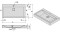 Umywalka nablatowa SANPLAST FREE MINERAL Unb-M/FREE 60x47x10cm, bez przelewu, biała 640290130001000