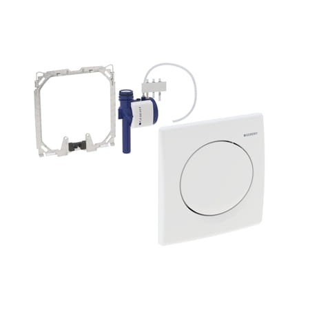 Pneumatyczny zawór GEBERIT BASIC do pisuaru chrom mat 115.820.46.5