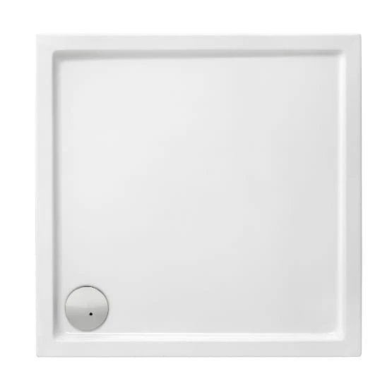 Brodzik kwadratowy ROCA MALAGA COMPACT 90x90x13cm, zintegrowana obudowa (13,5cm wys)z syfonem i nogami, biały A276256000