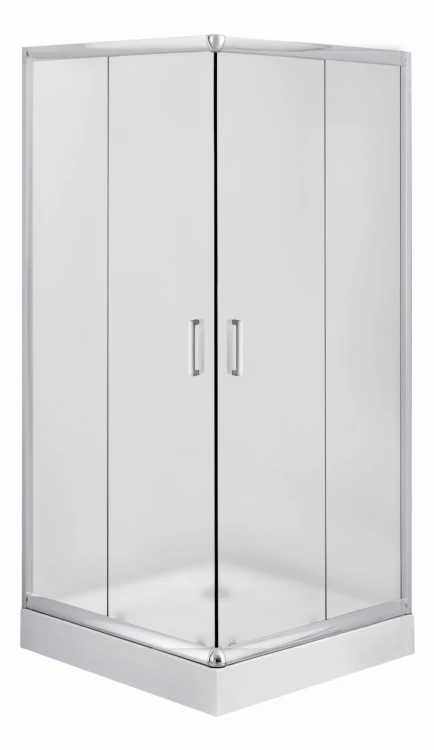 Kabina kwadratowa DEANTE FUNKIA 90cm szkło szronione, chrom KYC 641K