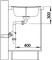 Zlewozmywak stalowy BLANCO TIPO 45 S MINI 60x50 cm, bez korka aut., stal matowa 516524