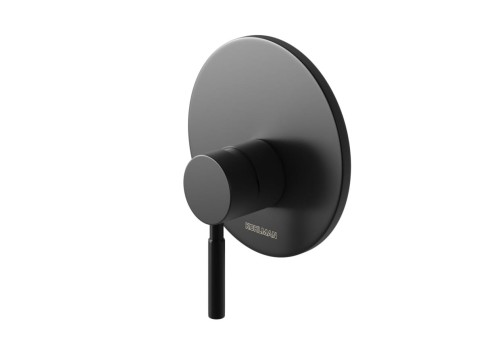 Bateria natryskowa KOHLMAN ROXIN BLACK podtynkowa, czarny mat QW220RB