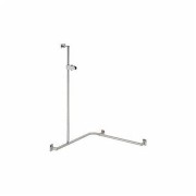 Poręcz prysznicowa KOŁO LEHNEN EVOLUTION z drążkiem 76x76x110cm, prawa L30231171