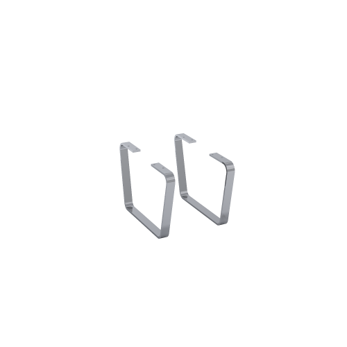 Nogi do szafki MOODY (2szt.) Metal Chrom