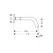 Bateria umywalkowa AXOR CITTERIO M podtynkowa, 3-otw., z rozetami, 166 mm, chrom 34313000