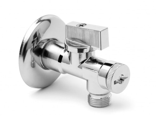 Zawór kulowy ARCO A-80 1/2 x 3/8", kątowy, z filtrem, z kulą antykamienną 02402MAC