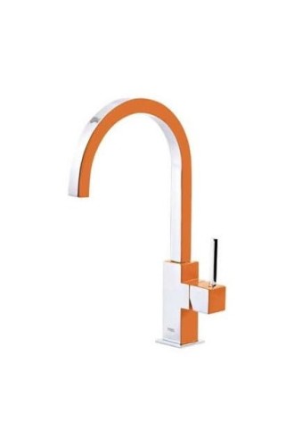 Bateria kuchenna TRES CUADRO EXCLUSIVE chrom / pomarańcz 130497NA