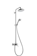 Komplet prysznicowy HANSGROHE CROMA 220 z baterią jednouchwytową, z ramieniem 40cm, chrom 27222000