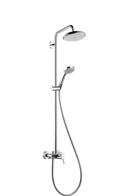 Komplet prysznicowy HANSGROHE CROMA 220 z baterią jednouchwytową, z ramieniem 40cm, chrom 27222000