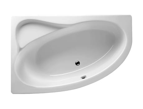 Wanna asymetryczna RIHO LYRA 153x100cm, prawa, biała BA67