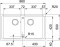 Zlewozmywak FRANKE BASIS BFG 620 86x50cm, fragranit orzech 114.0298.965