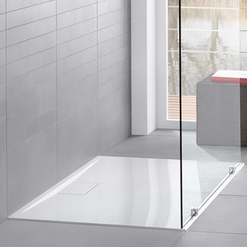 Brodzik kwadratowy VILLEROY&BOCH ARCHITECTURA 90cm, MetalRim, biały UDA9090ARA115V-01