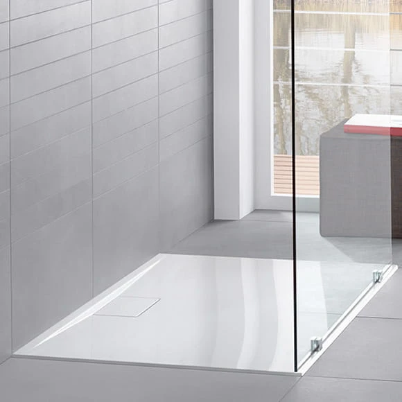 Brodzik kwadratowy VILLEROY&BOCH ARCHITECTURA 90cm, MetalRim, biały UDA9090ARA115V-01