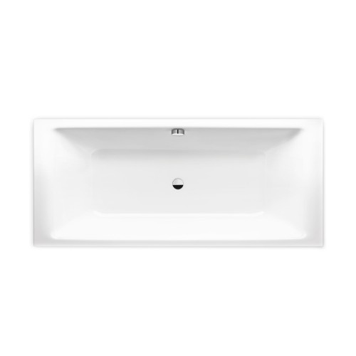Wanna prostokątna KALDEWEI PURO DUO 180x80cm, przelew na środku, biała 266400010001
