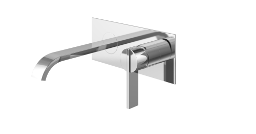 Bateria umywalkowa KOHLMAN DEXAME podtynkowa, wylewka 20cm, 1 rozeta, chrom QW188D