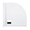 Brodzik półokrągły SANPLAST SPACE 80x80x3cm, akrylowy, biały 615110032001000