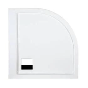 Brodzik półokrągły SANPLAST SPACE 80x80x3cm, akrylowy, biały 615110032001000