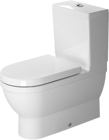 Miska kompaktowa WC DURAVIT STARCK 3 do deski SensoWash, biała 2141090000