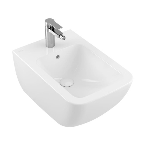 Bidet wiszący VILLEROY&BOCH VENTICELLO biały CeramicPlus 441100R1