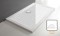 Brodzik prostokątny SANPLAST SPACE MINERAL 90x120x1,5cm, mineralny, biały, pro safe 645290055001002