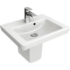 Umywalka VILLEROY&BOCH SUBWAY 2.0 50x40cm, biała ceramicplus 731550R1