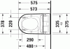 Toaleta myjąca DURAVIT SENSOWASH STARCK F PLUS Compact, biała 650000012004320