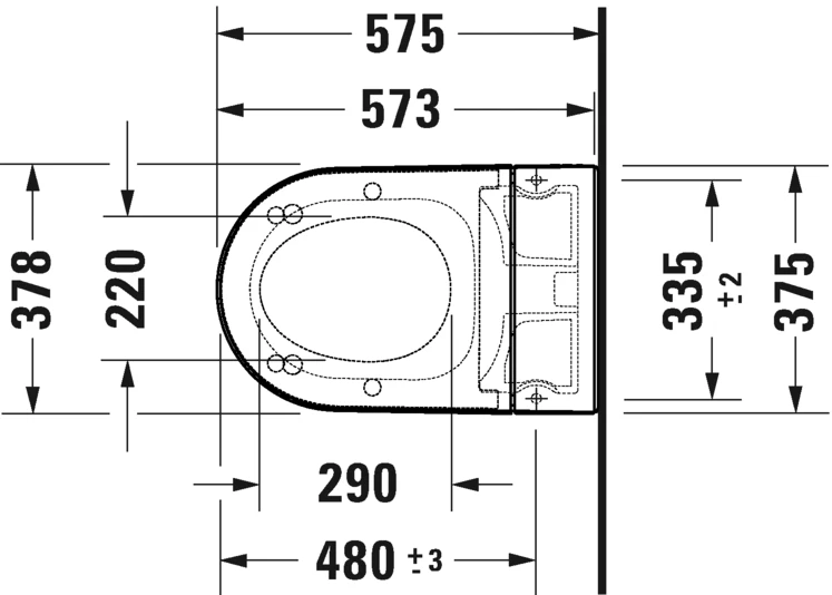 Toaleta myjąca DURAVIT SENSOWASH STARCK F PLUS Compact, biała 650000012004320