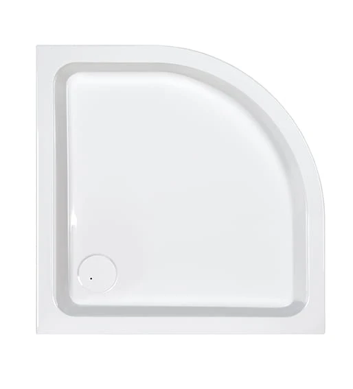 Brodzik półokrągły SANPLAST FREE LINE 80x80x15cm, biały 615040222001000