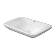 Umywalka DURAVIT PURAVIDA 70x45cm nablatowa, głęboka, wondergliss biała 03697000001