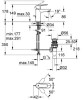 Bateria umywalkowa GROHE BAUEDGE chrom 23328000