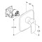 Bateria podtynkowa KLUDI AMEO, chrom  416550575