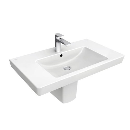 Umywalka VILLEROY&BOCH SUBWAY 2.0 80x47cm, biała ceramicplus 717580R1