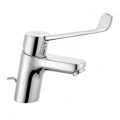 Bateria umywalkowa KLUDI PURE&EASY CARE, stojąca, z korkiem, chrom 372870565