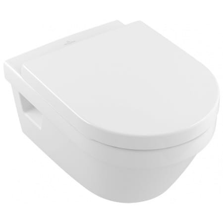 Miską wisząca VILLEROY&BOCH ARCHITECTURA DirectFlush, z deska wolnoopadającą, biały 5684HR01